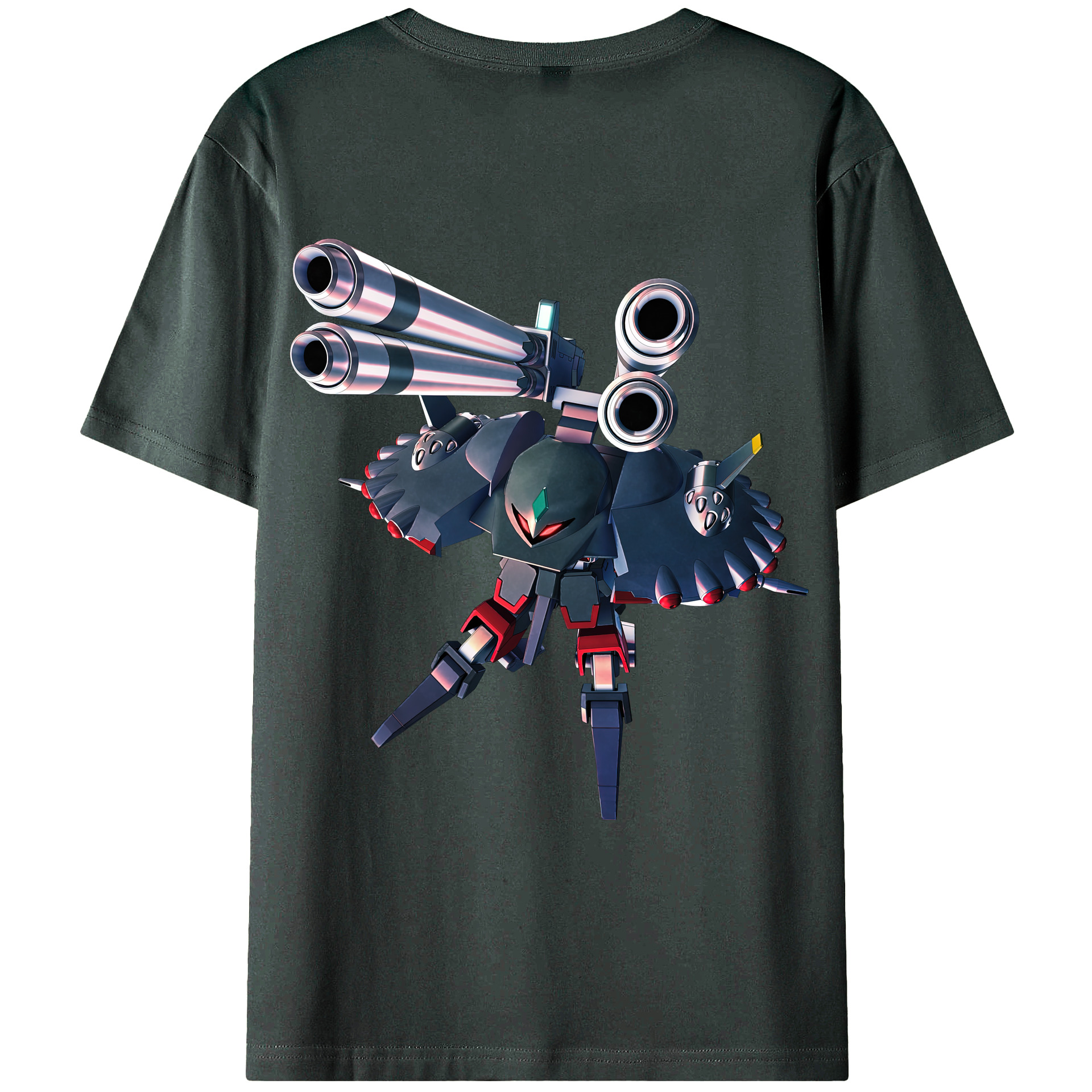 （画像用） 機動戦士ガンダム Mobile Suit Gundam 綿100％ メンズ半袖Tシャツ（バックプリント） 通気性
